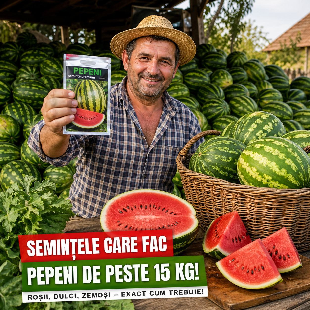 Seminte de Pepeni Giganti
